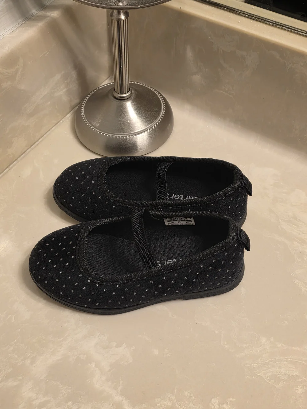Carter's Black Girls' Sparkle Mary Jane Flats